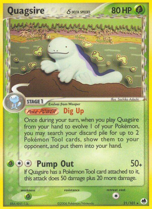 Quagsire ? 21/101 Non-Holo Rare - MissingNo.