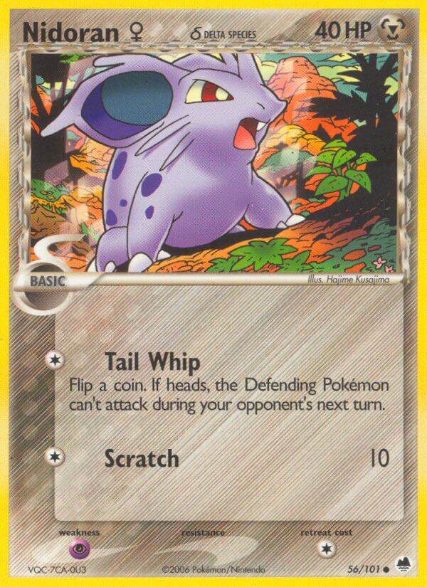 Nidoran F ? 56/101 Reverse Common - MissingNo.