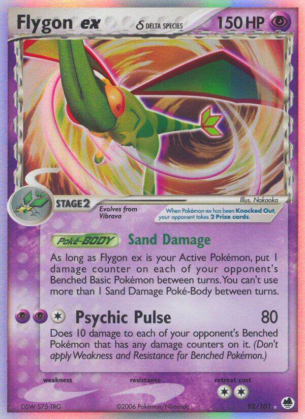 Flygon ex ? 92/101 Holo Rare ex - MissingNo.