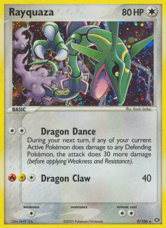 Rayquaza 9/106 Reverse Rare - MissingNo.