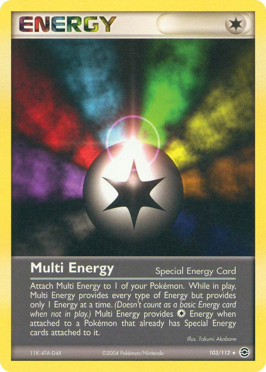 Multi Energy 103/112 Non-Holo Rare - MissingNo.