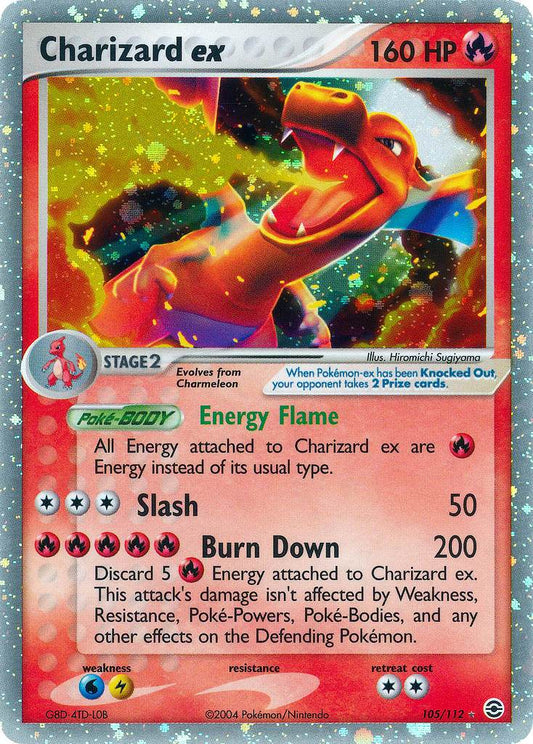 Charizard ex 105/112 Holo Rare ex - MissingNo.