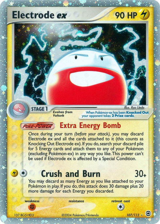 Electrode ex 107/112 Holo Rare ex - MissingNo.