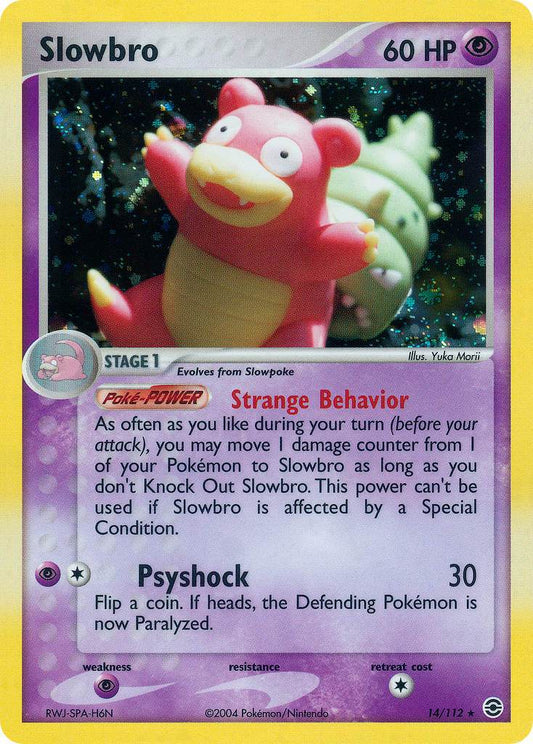 Slowbro 14/112 Reverse Rare - MissingNo.