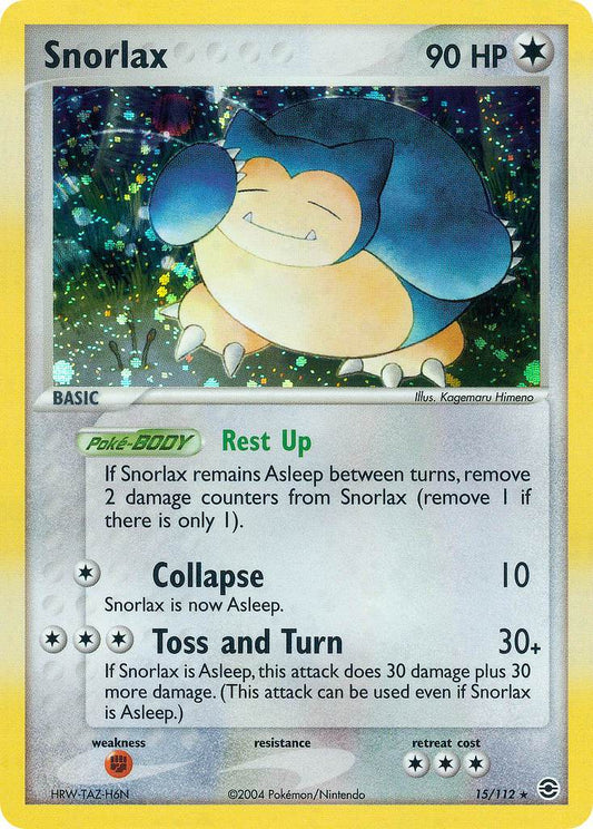 Snorlax 15/112 Reverse Rare - MissingNo.