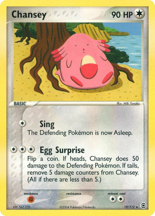 Chansey 19/112 Reverse Rare - MissingNo.