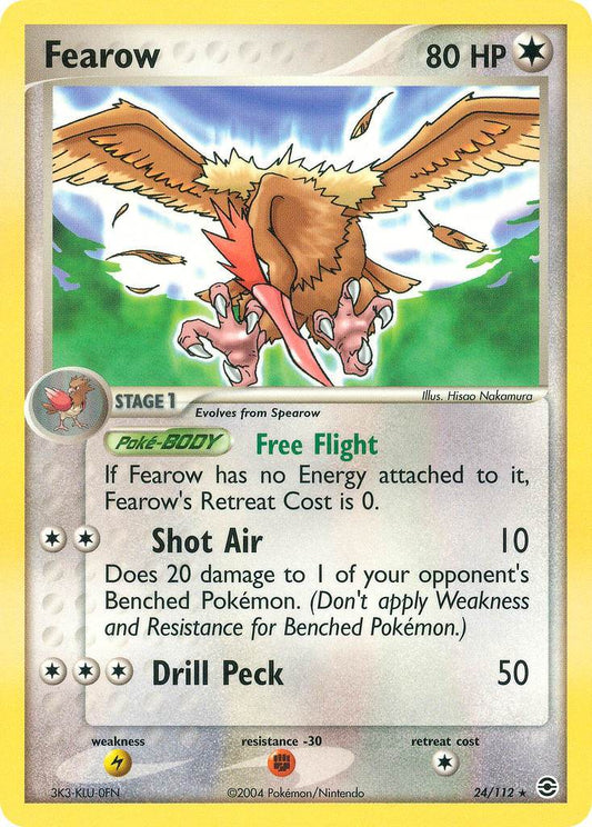 Fearow 24/112 Reverse Rare - MissingNo.