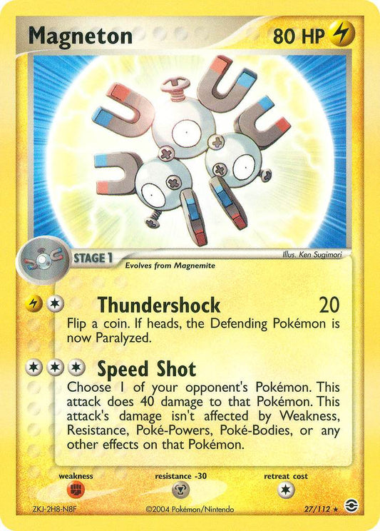 Magneton 27/112 Non-Holo Rare - MissingNo.