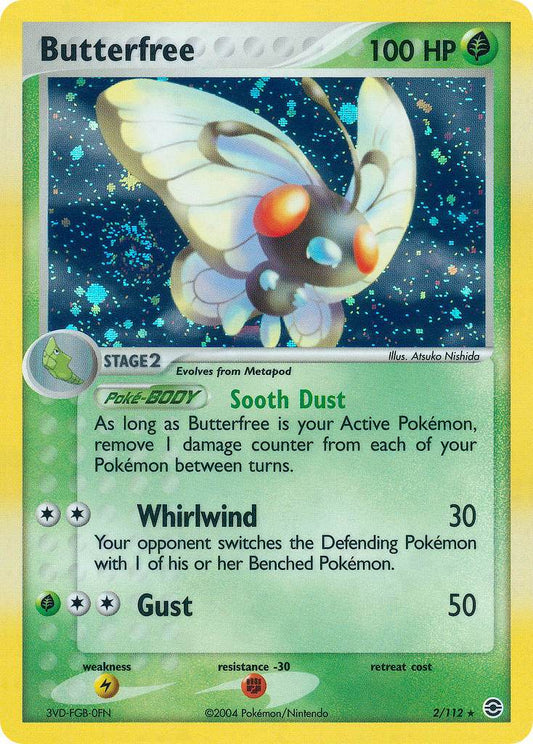Butterfree 2/112 Reverse Rare - MissingNo.