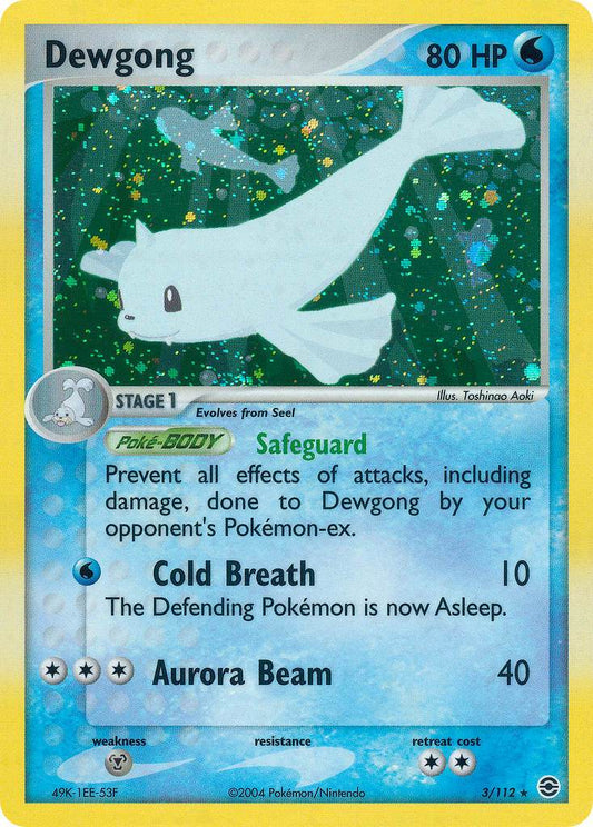 Dewgong 3/112 Holo Rare - MissingNo.