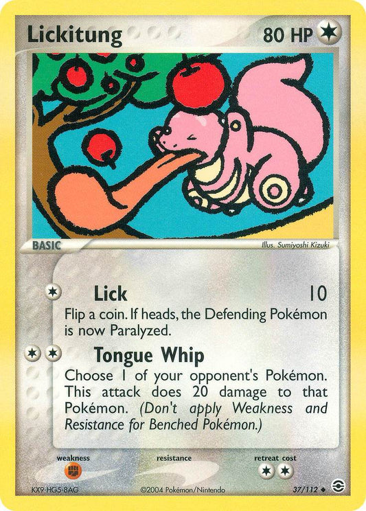 Lickitung 37/112 Reverse Uncommon - MissingNo.