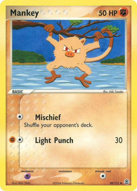 Mankey 38/112 Reverse Uncommon - MissingNo.