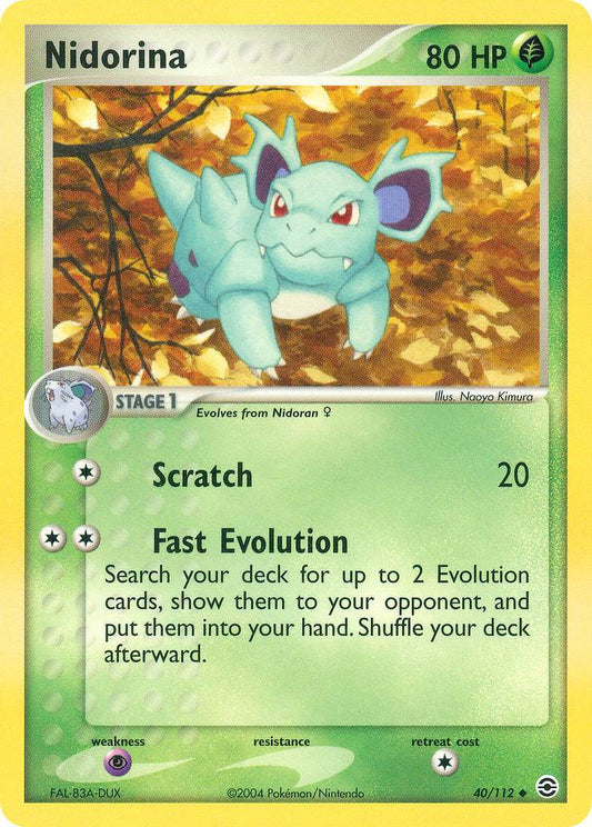 Nidorina 40/112 Reverse Uncommon - MissingNo.