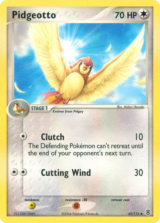 Pidgeotto 45/112 Reverse Uncommon - MissingNo.