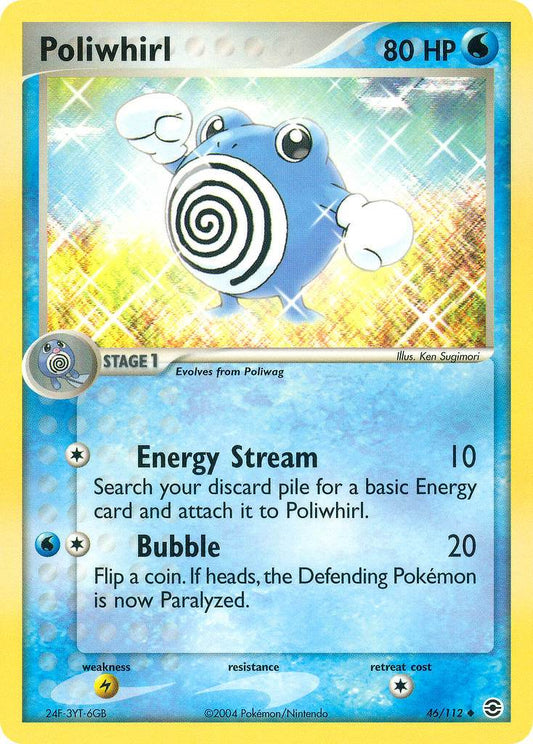 Poliwhirl 46/112 Reverse Uncommon - MissingNo.