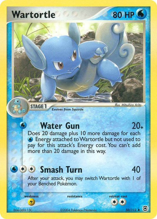Wartortle 50/112 Prerelease Stamp Promo - MissingNo.