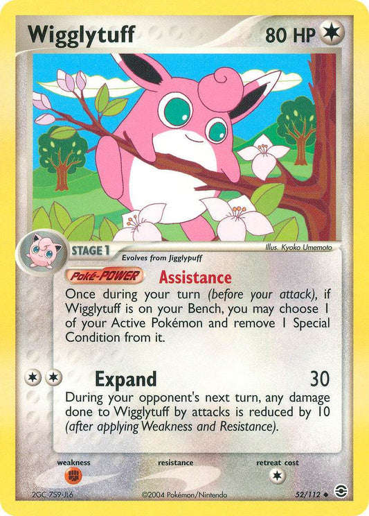 Wigglytuff 52/112 Reverse Uncommon - MissingNo.