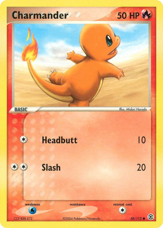 Charmander 58/112 Reverse Common - MissingNo.