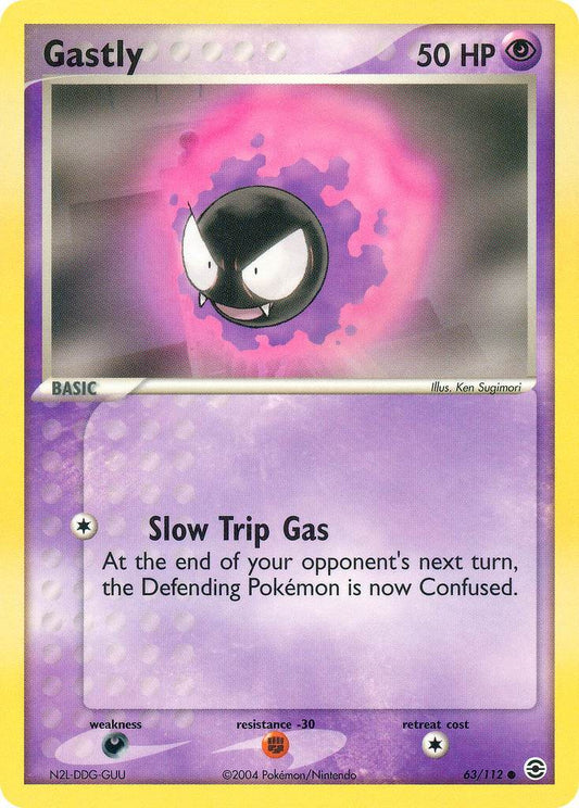Gastly 63/112 Reverse Common - MissingNo.