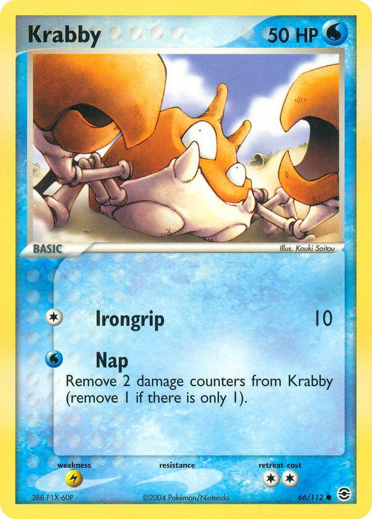 Krabby 66/112 Reverse Common - MissingNo.
