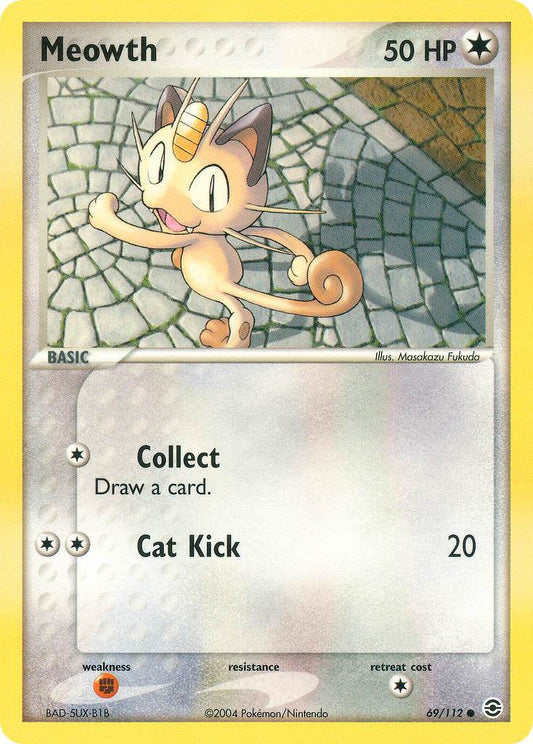 Meowth 69/112 Common - MissingNo.