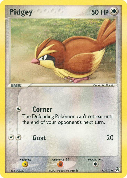 Pidgey 73/112 Reverse Common - MissingNo.