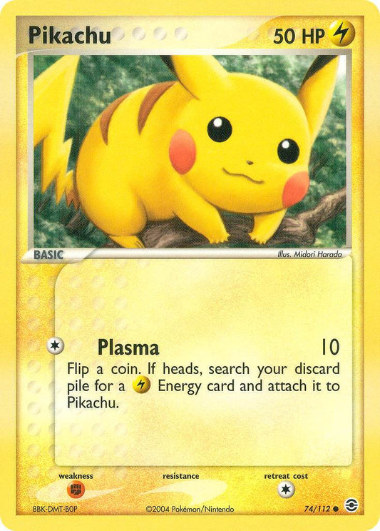 Pikachu 74/112 Common - MissingNo.