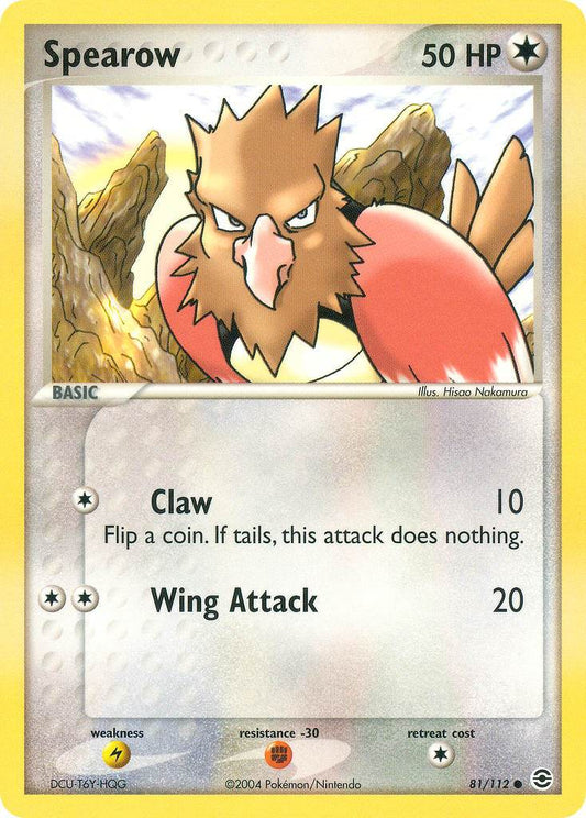 Spearow 81/112 Common - MissingNo.