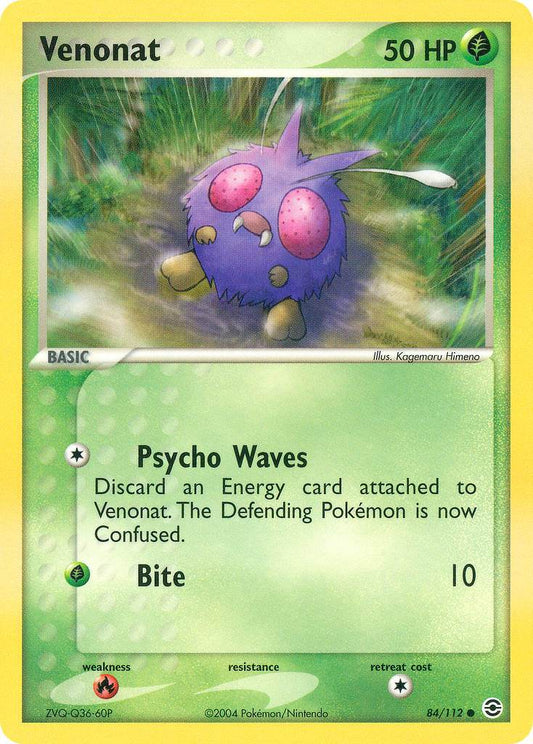 Venonat 84/112 Reverse Common - MissingNo.