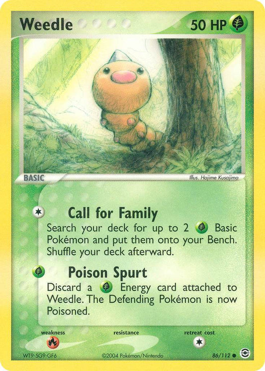 Weedle 86/112 Common - MissingNo.