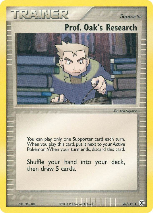 Prof. Oak's Research 98/112 Reverse Uncommon - MissingNo.