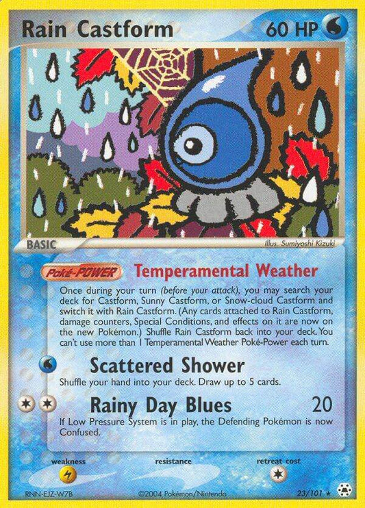 Rain Castform 23/101 Non-Holo Rare - MissingNo.