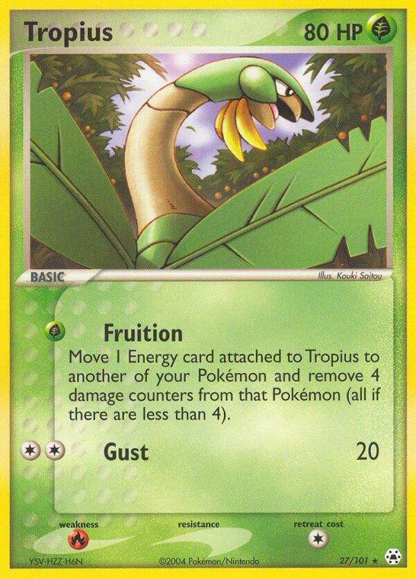 Tropius 27/101 Non-Holo Rare - MissingNo.