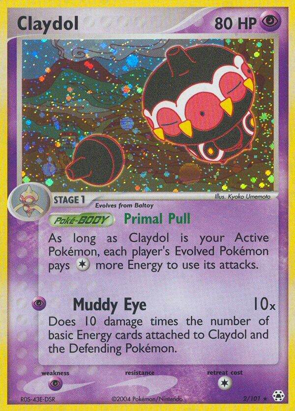 Claydol 2/101 Reverse Rare - MissingNo.