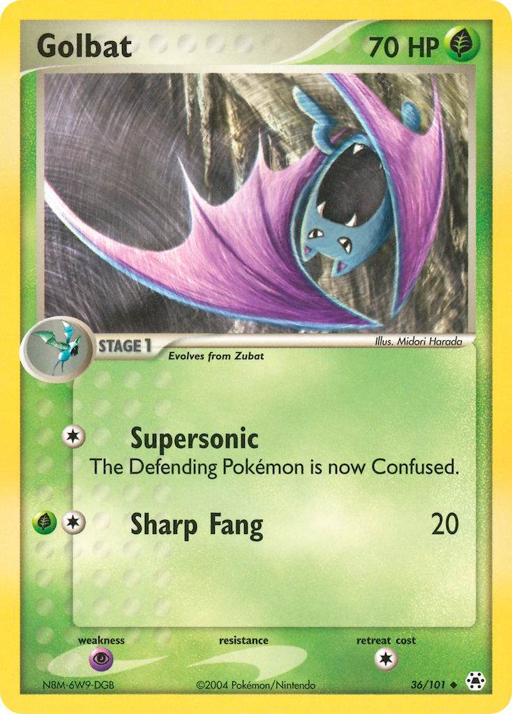 Golbat 36/101 Reverse Uncommon - MissingNo.