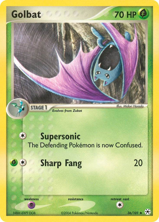 Golbat 36/101 Reverse Uncommon - MissingNo.