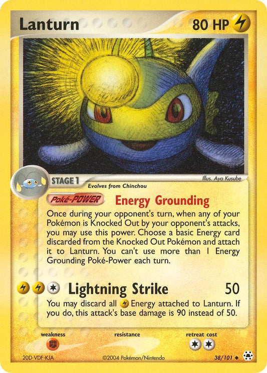 Lanturn 38/101 Reverse Uncommon - MissingNo.