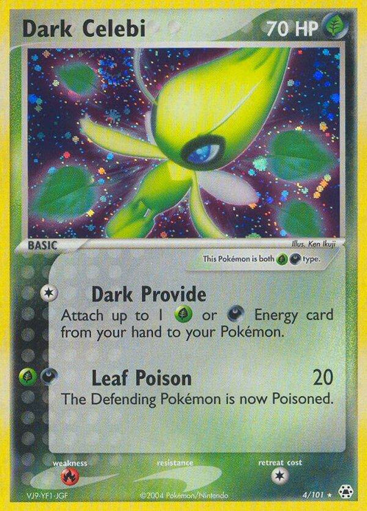 Dark Celebi 4/101 Holo Rare - MissingNo.