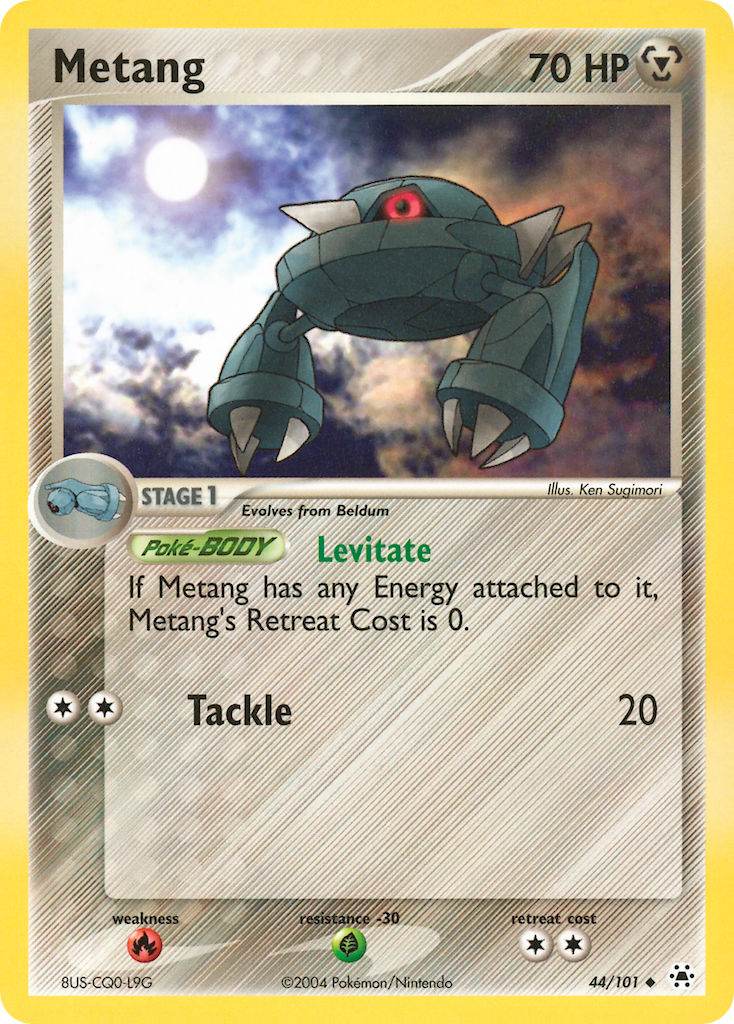 Metang 44/101 Reverse Uncommon - MissingNo.