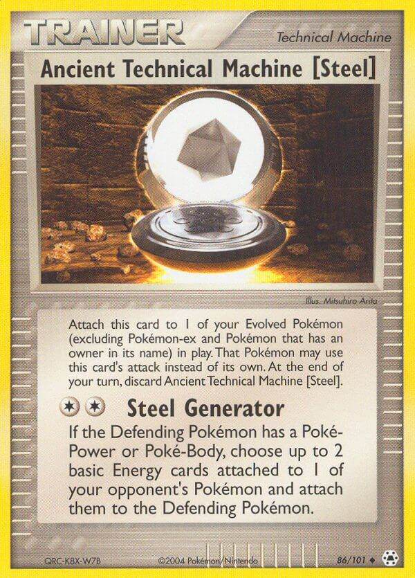 Ancient Technical Machine [Steel] 86/101 Reverse Uncommon - MissingNo.