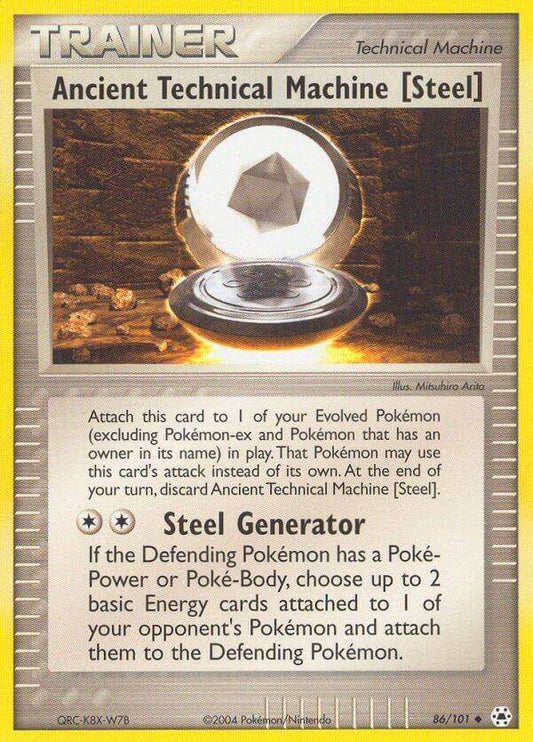 Ancient Technical Machine [Steel] 86/101 Reverse Uncommon - MissingNo.