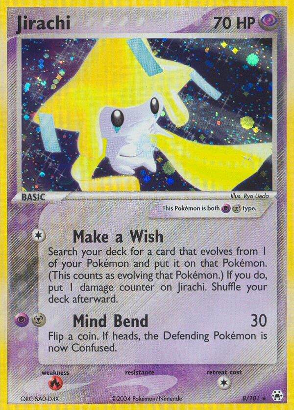 Jirachi 8/101 Reverse Rare - MissingNo.