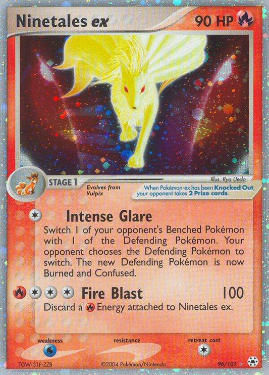Ninetales ex 96/101 Holo Rare ex - MissingNo.