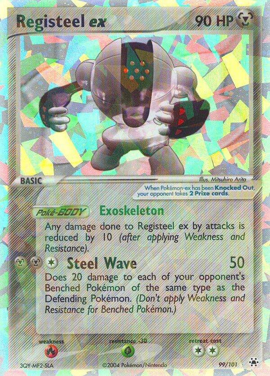 Registeel ex 99/101 Holo Rare ex - MissingNo.