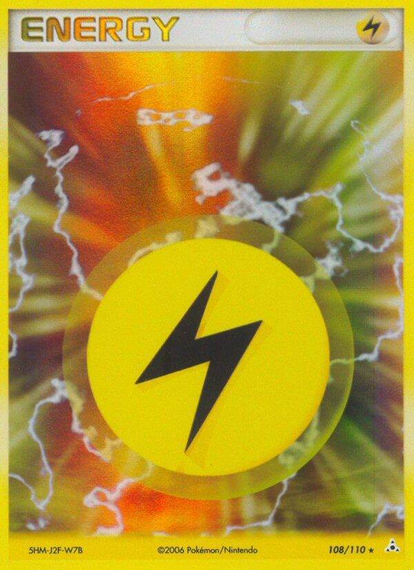 Lightning Energy 108/110 Holo Rare - MissingNo.
