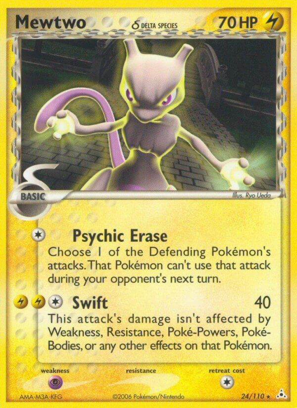 Mewtwo ? 24/110 Non-Holo Rare - MissingNo.