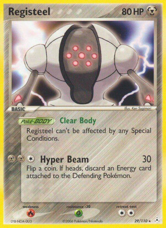 Registeel 29/110 Reverse Rare - MissingNo.