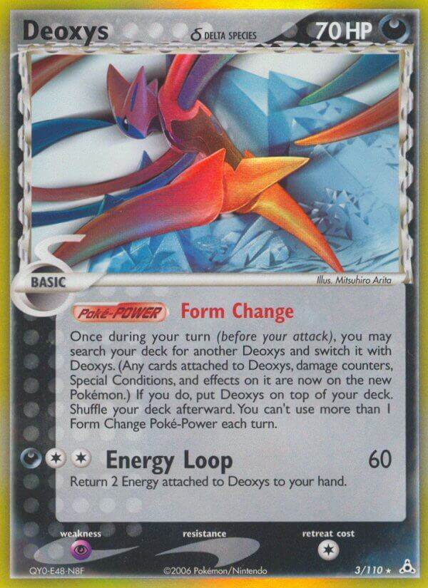 Deoxys ? [Attack] 3/110 Reverse Rare - MissingNo.