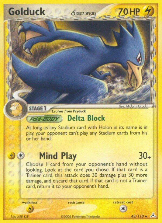 Golduck ? 43/110 Reverse Uncommon - MissingNo.