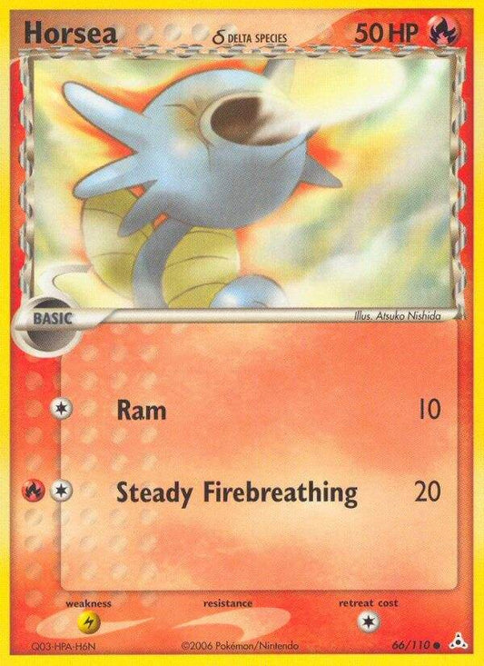 Horsea ? 66/110 Reverse Common - MissingNo.